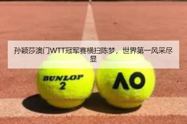 孙颖莎澳门WTT冠军赛横扫陈梦，世界第一风采尽显